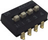 1825058-7, DIP Switches / SIP Switches ADE04S04=DIP SWTCH EXT,SMT-GW