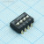 1825058-7, DIP Switches / SIP Switches ADE04S04=DIP SWTCH EXT,SMT-GW
