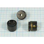 Зуммер магнитоэлектрический с генератором, размер 16x14, напряжение 1.5В, частота 2.2кГц, контакты 2