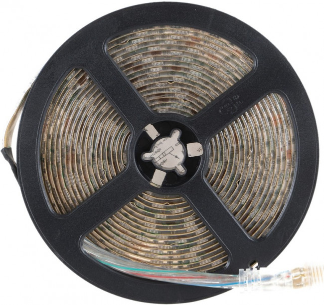 Cветодиодная LED лента LS607, 60SMD 5050 /м 14.4Вт/м 5м IP65 12V RGB 27651 Cветодиодная LED лента LS607, 60SMD 5050 /м 14.4Вт/м 5м IP65 12V RGB 27651