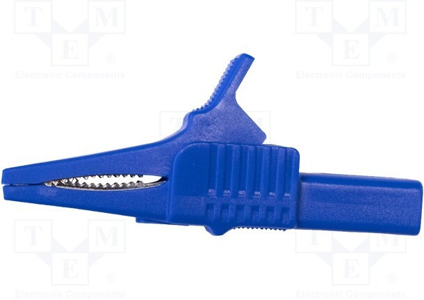 BU-65-6, Зажим "крокодил"; 30А; 1кВ; Диап.захвата: макс.19мм; Длина: 84мм