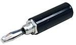 108-1763-101, Test Plugs & Test Jacks BANANA PLUG BLACK 108-1763-101, Test Plugs & Test Jacks BANANA PLUG BLACK
