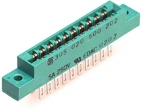 305-020-500-202, Standard Card Edge Connectors 20P SOLDER EYELETS 3.56mm ROW SPACE