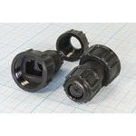 Разъем телефонный RJ45F5 вилка, контакты 8C, на кабель, RJ45F5