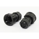 Разъем телефонный RJ45F5 вилка, контакты 8C, на кабель, RJ45F5