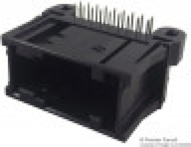 1-963539-2, Conn Shrouded Header (4 Sides) HDR 18 POS 2.54mm Solder RA Thru-Hole Tray