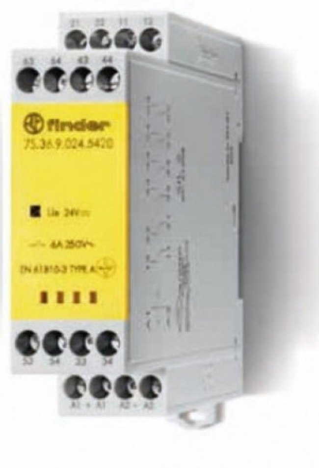 7S.36.9.012.5420, PCB Safety Relay 7S, 4NO + 2NC, 12V, 6A 7S.36.9.012.5420, PCB Safety Relay 7S, 4NO + 2NC, 12V, 6A