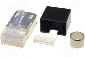 940-SP-361010-A161, Вилка, RJ50, PIN: 10, экранированный, Конф: 10p10c, на провод