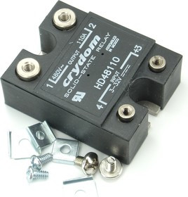 HD48125, Solid State Relay 12mA 32V DC-IN 125A 530V AC-OUT 4-Pin