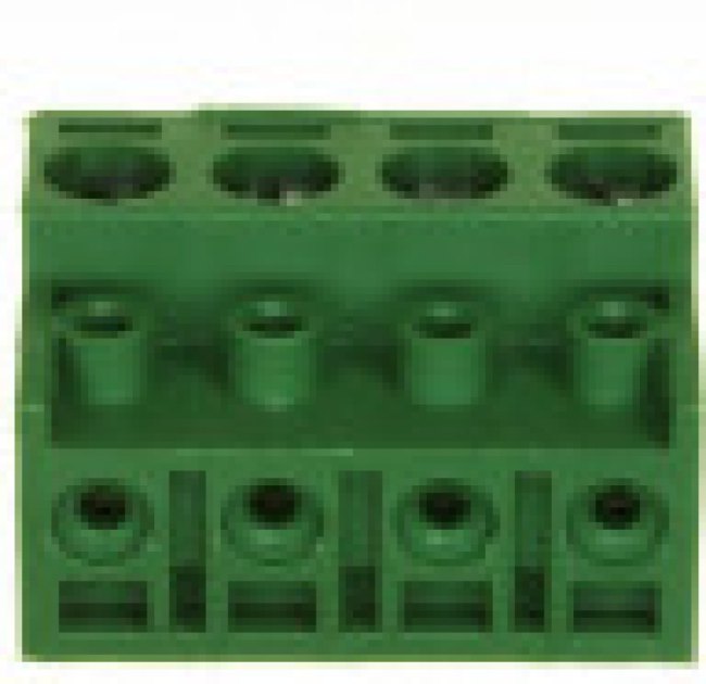 282830-4, Conn Eurostyle Block F 4 POS 5mm Screw Straight/Right Angle Cable Mount 12A/Contact