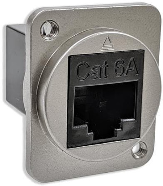 EHRJ45D6A, ADAPTER, RJ45 JACK-JACK, 8P8C, CAT6A