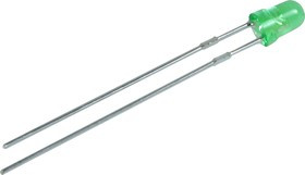 L-1344GT, Светодиод зеленый 50° d=3мм 80мКд 565нМ