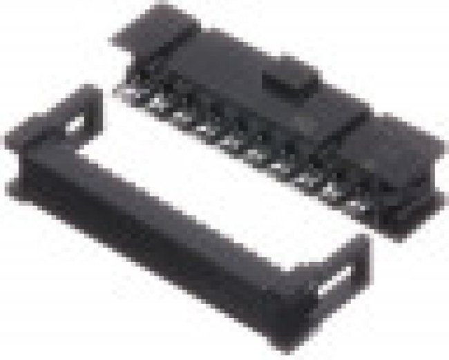 XG4M-2030, Conn IDC Connector SKT 20 POS 2.54mm IDT RA Side Entry Cable Mount