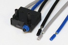 Микропереключатель , размер 14x 6 x12, 3А, переключение ON-(ON), размер концевика H3, КВП303-130EA49