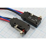 Микропереключатель, размер 38x10 x15, 5А, переключение ON-(ON), размер концевика L17, LXW-5