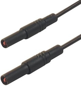 934174100, lead, 16A, 1000V ac/dc, Black, 1m Lead Length