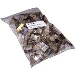 TWT-PL45/S-8P8C-6, Коннектор RJ-45 8P8C FTP Кат. 6 экранированный, универсальный, 100 шт. в упак. PL