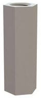 14HTSP014, Standoffs &amp; Spacers Hex Threaded Standoff, #8-32 Thread, .750 Spacer, Natural, Nylon, .250 Across Flats