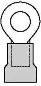 0190700090, Terminals RING-TRM 16-14 #10 VYL BLU