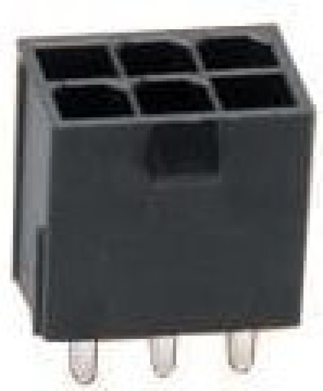 172675-0614, Power to the Board MF+ HCS VT HDR DR 6CKT GW W/PEG GOLD