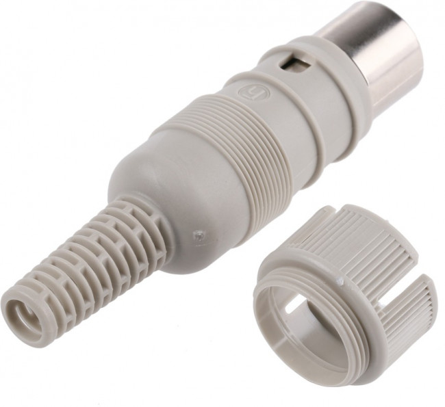 930964517 MAS 5100, MAS 5 Pole Din Plug, 4A, 34 V ac/dc IP30, Screw Lock, Male, Cable Mount