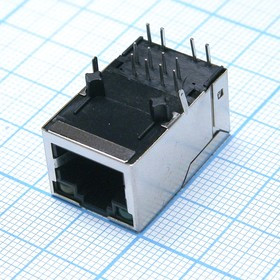 TJ8P8C розетка в плату TS-50021-1, RJ45