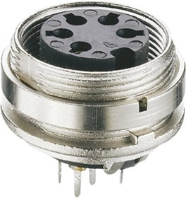 KGR 70, KGR 7 Pole M16 Din Socket, DIN EN 60529, 5A, 250 V ac IP40, Female, Panel Mount