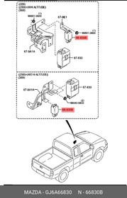 GJ6A66830, РЕЛЕ MZ [ORG]