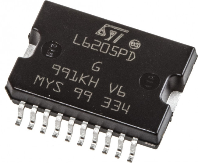 L6205PD, L6205PD, Brushed Motor Driver IC, 52 V 2.8A 20-Pin, PowerSO L6205PD, L6205PD, Brushed Motor Driver IC, 52 V 2.8A 20-Pin, PowerSO