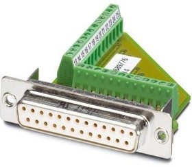 1689776, D-Sub Standard Connectors VS25BDSUB25MPT0.5 25P FEMALE INSERT