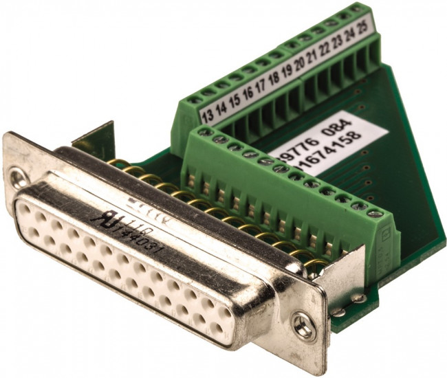 1689776, D-Sub Standard Connectors VS25BDSUB25MPT0.5 25P FEMALE INSERT