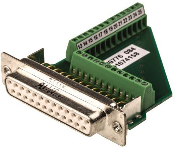 1689776, D-Sub Standard Connectors VS25BDSUB25MPT0.5 25P FEMALE INSERT