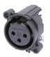 NC3FAH2-0, XLR Connectors XLR 3P F/M CONN