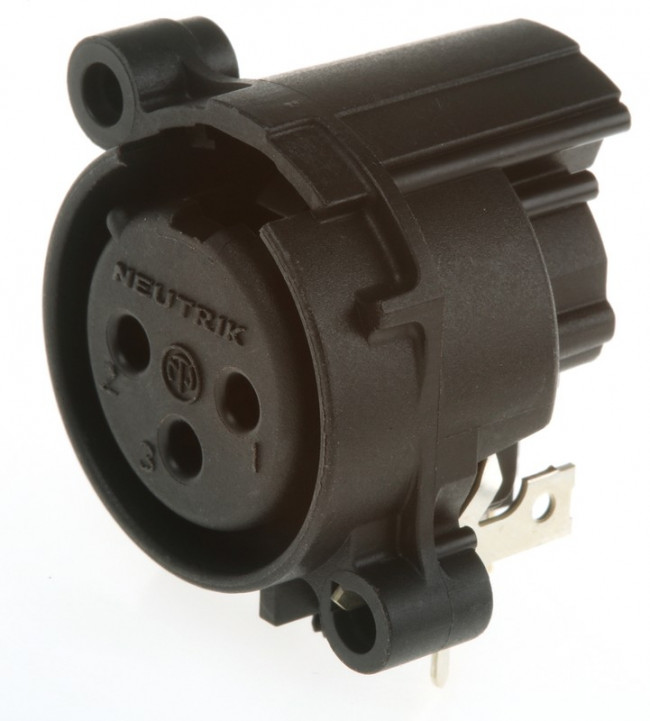 NC3FAH2-0, XLR Connectors XLR 3P F/M CONN