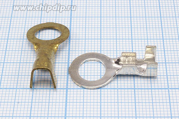 Клемма"O" d 8,4, 2,5-6S, латунь, [узкая]; №756 клемма"O" d 8,4\0,7\S2,5~6,0\ лат\\\SKN6-08\[узкая