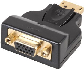 PSG08490, Переходник разъема, DisplayPort, 1 вывод(-ов), Штекер, VGA, 1 вывод(-ов), Гнездо