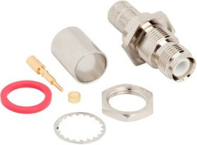 031-6877, RF COAX CONN, RP TNC JACK, 50 OHM, CABLE