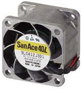 9L0412M301, 9L Series Axial Fan, 12 V dc, DC Operation, 9.6m³/h, 540mW, 40mA Max, 40 x 40 x 28mm