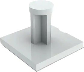 PSB-10M-01A2-RT, Standoffs &amp; Spacers CB Spt,Adh Mount,Natural,10MM Spc, CB Spt,Adh Mount,Natural