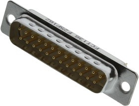 173109-0123, D-Sub plug, Plug, DB-25, Radial Leads