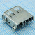 48258-0001, USB Type A, Receptacle, USB-A 2.0, Right Angle, Positions - 4