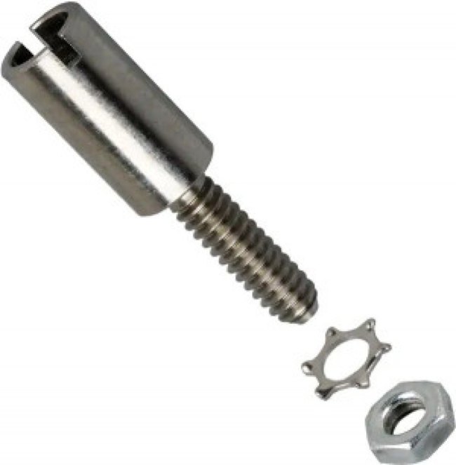 1-200835-1, Connector Accessories Guide Socket Straight Stainless Steel Bag