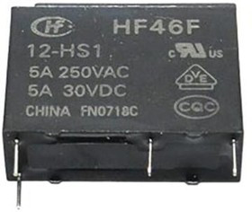 HF46F/12-H1, Реле электромеханическое, субминиатюрное, SPST-NO