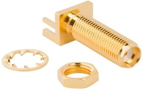 132371, RF Connectors / Coaxial Connectors SMA END LNCH BLK SMA END LNCH BLK