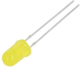 L-7104SYDK, LED; 3mm; yellow; 70?150mcd; 40°; Front: convex; 2?2.5V