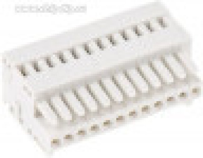 733-112, Съемная клеммная колодка, 2.5 мм, 12 вывод(-ов), 28AWG до 20AWG, 0.5 мм², Зажим, 6 А