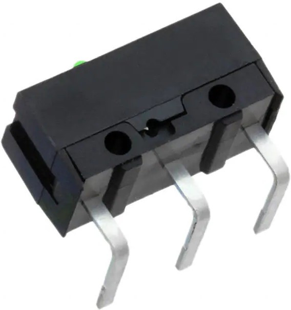 D2FS-F-N-A, Микропереключатель, Ультра Субминиатюрный, Контактный Плунжер, SPST-NO, Сквозное Отверстие, 100 мА