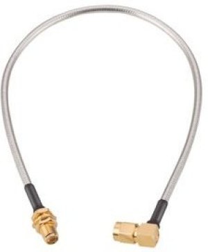 65503603230507, RF Cable Assembly, SMA Male Angled - SMA Female Straight, 304.8mm, White 65503603230507, RF Cable Assembly, SMA Male Angled - SMA Female Straight, 304.8mm, White