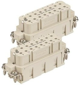 09200163111, Heavy Duty Power Connectors FEMALE INSERT HAN 32A CRIMP TERM
