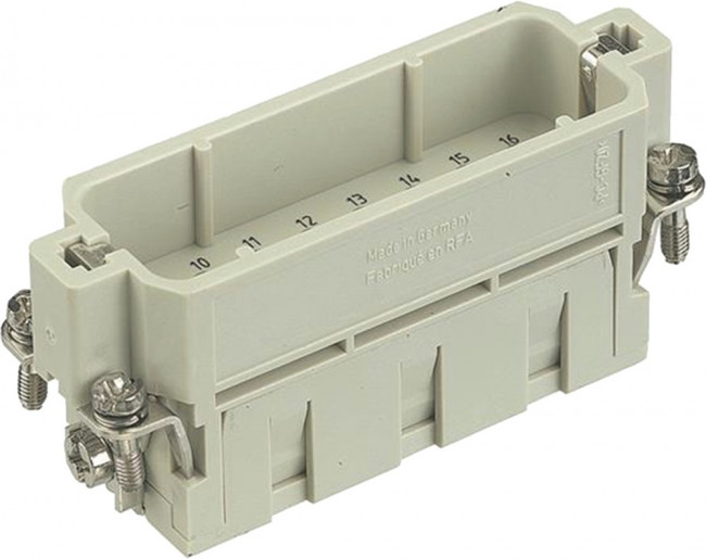 09200163111, Heavy Duty Power Connectors FEMALE INSERT HAN 32A CRIMP TERM